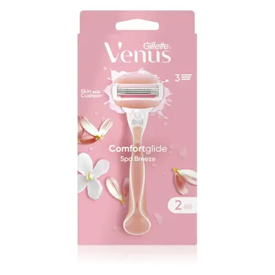 Gillette Venus ComfortGlide Spa Breeze maszynka do golenia + zapasowe końcówki