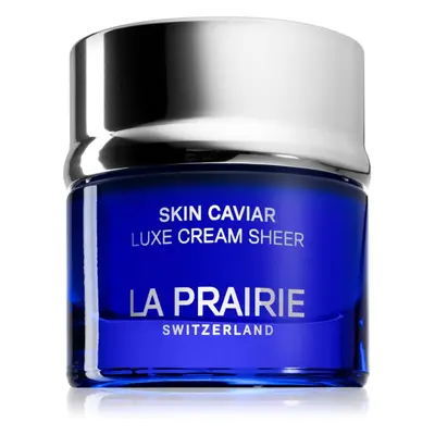 La Prairie Skin Caviar Luxe Cream Sheer luksusowy krem ujędrniający o działaniu odżywczym