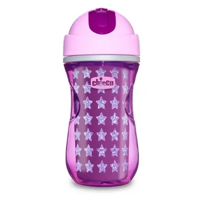 Chicco Sport Pink kubek termiczny ze słomką 14m+