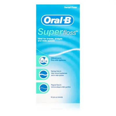 Oral B Super Floss nić dentystyczna do aparatu ortodontycznego oraz implantów