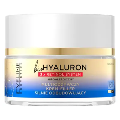 Eveline Cosmetics Bio Hyaluron 3x Retinol System krem regenerujący ujędrniający skórę 60+