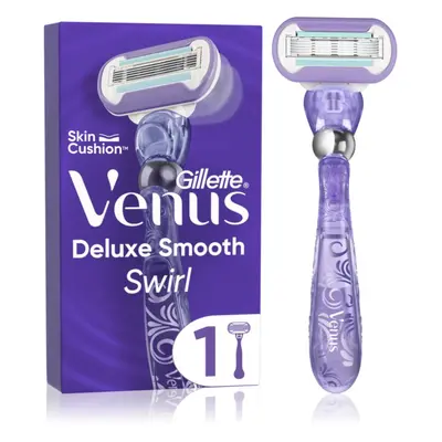 Gillette Venus Deluxe Smooth Swirl maszynka do golenia + ostrza wymienne