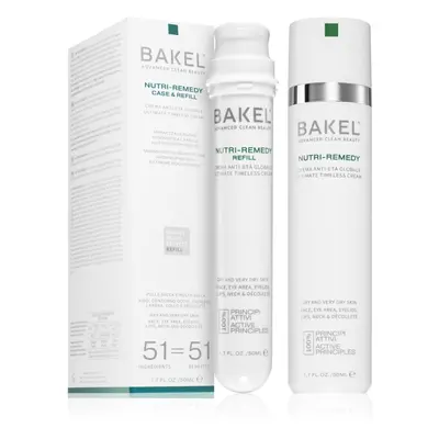 Bakel Nutri-Remedy Case & Refill krem przeciwzmarszczkowy do twarzy do bardzo suchej skóry + nap