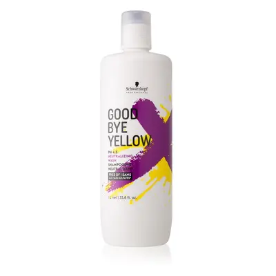 Schwarzkopf Professional Goodbye Yellow szampon neutralizujący żółte odcienie do włosów farbowan