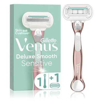 Gillette Venus Deluxe Smooth Sensitive Rosegold maszynka do golenia (1 uchwyt + główka)