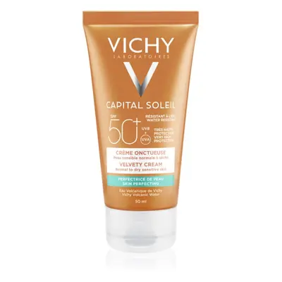 Vichy Capital Soleil ochronny krem zapewniający aksamitnie gładką cerę SPF 50+