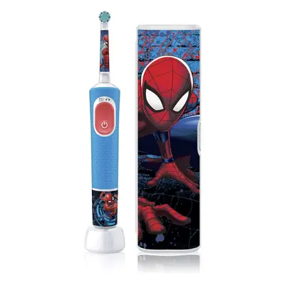 Oral B PRO Kids 3+ Spiderman elektryczna szczoteczka do zębów z futerałem dla dzieci