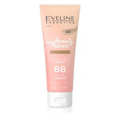 Eveline Cosmetics My Beauty Elixir Peach Cover nawilżający krem BB odcień Dark