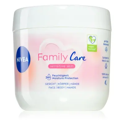 Nivea Family Care lekki krem nawilżający do twarzy, rąk i ciała