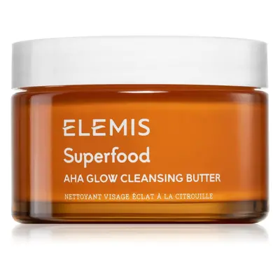 Elemis Superfood AHA Glow Cleansing Butter oczyszczająca maseczka do twarzy z efektem rozjaśniaj