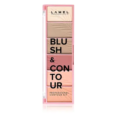 LAMEL Blush & Contour paleta róży do konturowania