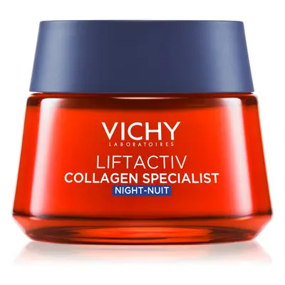 Vichy Liftactiv Collagen Specialist krem ujędrniający na noc przeciw zmarszczkom