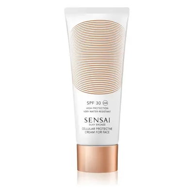 Sensai Silky Bronze Cellular Protective Cream przeciwzmarszczkowy krem do opalania SPF