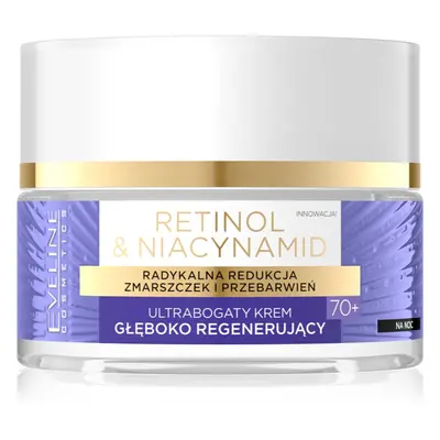 Eveline Cosmetics Retinol & Niacynamid krem na noc głęboko regenerujący 70+