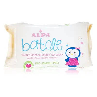 Alpa Toddler Wet wipes delikatne nawilżane chusteczki dla dzieci do skóry wrażliwej