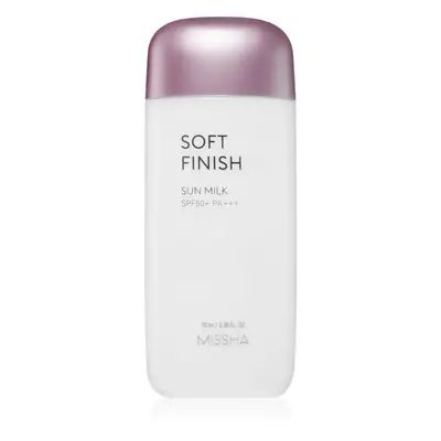 Missha All Around Safe Block Soft Finish fluid ujednolicający SPF 50+