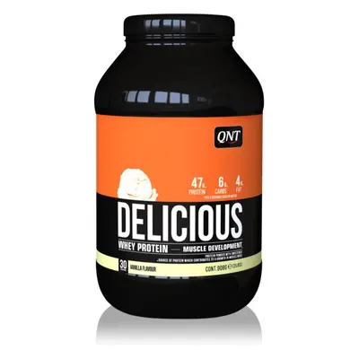 QNT Delicious Whey białko serwatkowe bez cukru smak Belgian Chocolate