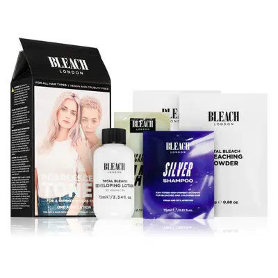 Bleach London Toner Kit semi-permanentna farba do włosów do włosów blond odcień Lavender Grey