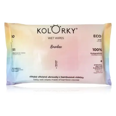 Kolorky Wet Wipes Bamboo chusteczki nawilżane dla dzieci