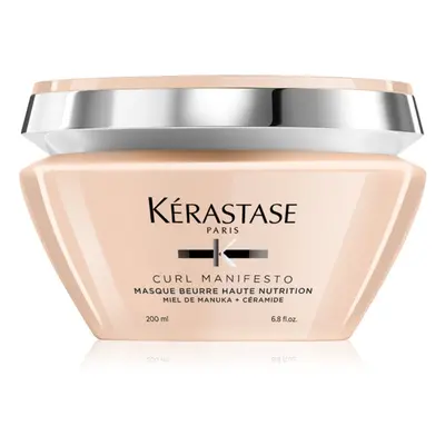 Kérastase Curl Manifesto Masque Beurre Haute Nutrition maseczka odżywcza do włosów kręconych i f