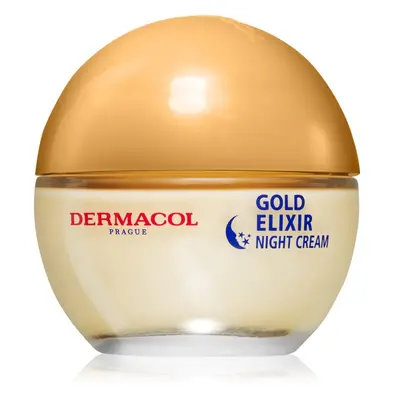 Dermacol Gold Elixir odmładzający krem na noc z kawiorem