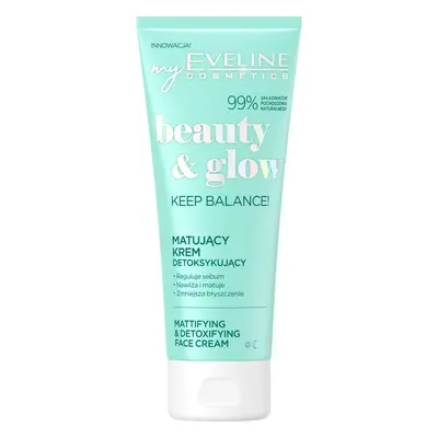 Eveline Cosmetics Beauty & Glow Keep Balance! krem matujący z efektem detoksykującym