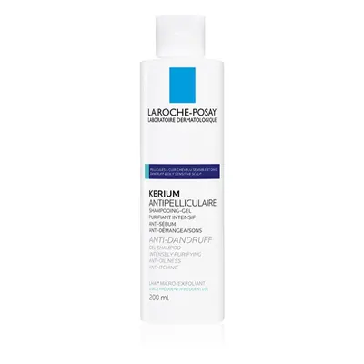 La Roche-Posay Kerium Anti-Dandruff szampon złuszczający przeciw tłustemu łupieżowi