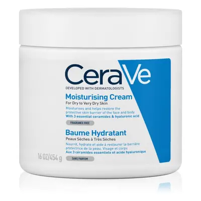 CeraVe Moisturizers krem nawilżający do twarzy i ciała do skóry suchej i bardzo suchej