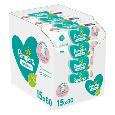Pampers Sensitive nawilżane chusteczki oczyszczające dla dzieci do skóry wrażliwej