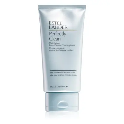 Estée Lauder Perfectly Clean Multi-Action Foam Cleanser/Purifying Mask pianka oczyszczająca 2w1