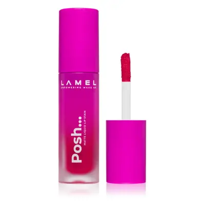 LAMEL Posh Matte Liquid Lip Stain długotrwały matowa pomadka w płynie odcień