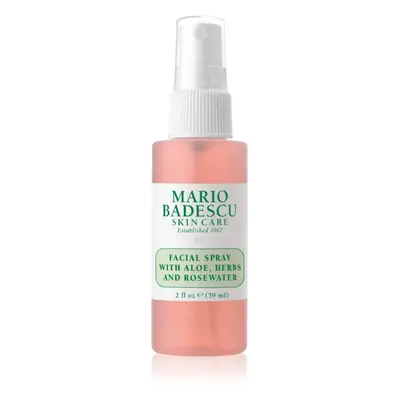 Mario Badescu Facial Spray with Aloe, Herbs and Rosewater tonizująca mgiełka do twarzy do rozjaś