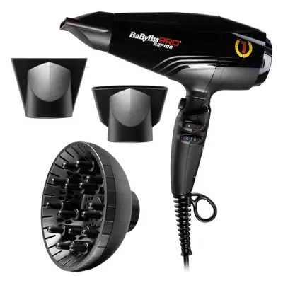 BaByliss PRO Rapido BAB7000IE suszarka do włosów Light Black