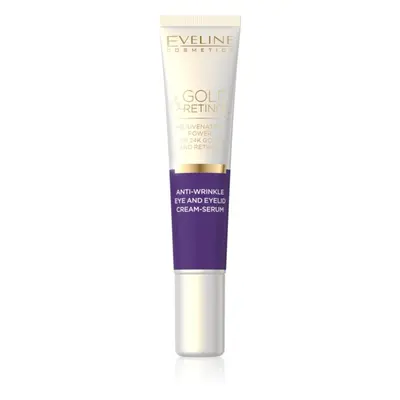 Eveline Cosmetics Gold & Retinol kremowe serum przeciw zmarszczkom wokół oczu