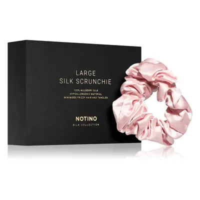 Notino Silk Collection Large scrunchie jedwabna gumka do włosów Pink