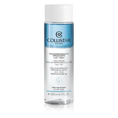 Collistar Cleansers Two-phase Make-up Removing Solution Eyes-Lips dwufazowy płyn do wodoodporneg