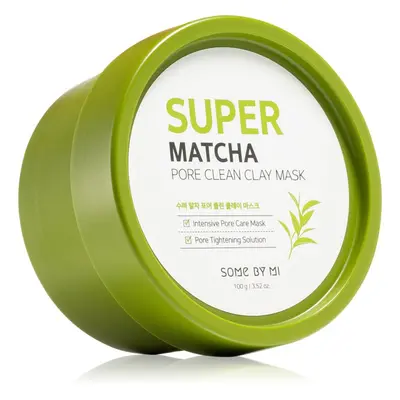 Some By Mi Super Matcha Pore Clean maska oczyszczająca z glinki do zmniejszenia porów