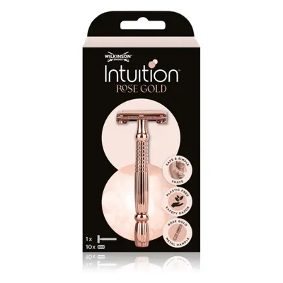 Wilkinson Sword Intuition Rose Gold Razor maszynka do golenia + ostrza wymienne