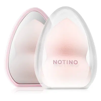 Notino Pastel Collection Make-up sponge with a mirror case gąbka do makijażu z etui