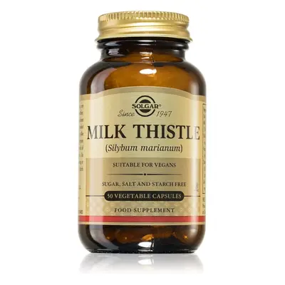 Solgar Milk Thistle suplement diety na poprawę czynności wątroby