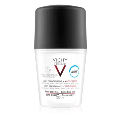 Vichy Homme Deodorant antyperspirant przeciw białym i żółtym plamom godz.