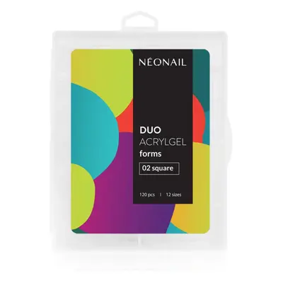 NEONAIL Duo Acrylgel Forms szablony do paznokci typ Square