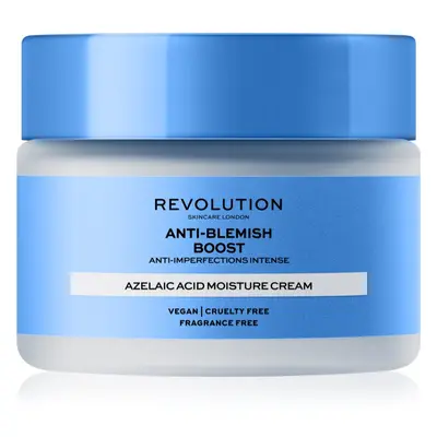 Revolution Skincare Boost Anti Blemish Azelaic Acid krem nawilżająco-kojący do skóry z przebarwi