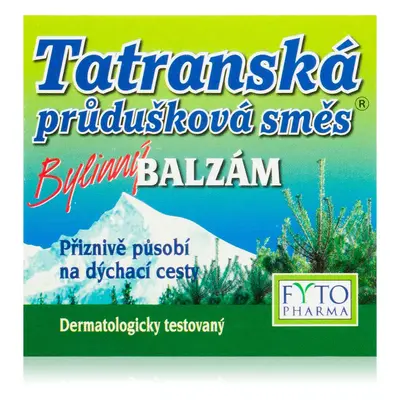 FytoPharma Tatran bronchial blend maść ziołowa wspomaganie prawidłowej pracy układu oddechowego