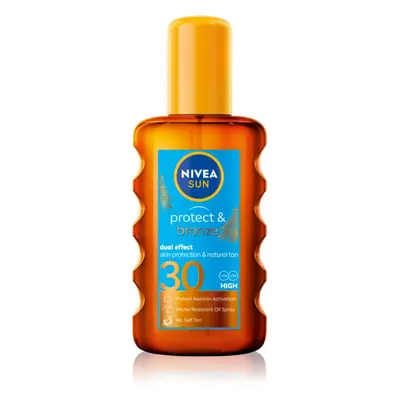 Nivea Sun Protect & Bronze suchy olejek do opalania SPF