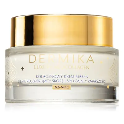 Dermika Luxury Neocollagen regenerująca maska kremowa na noc z kolagenem