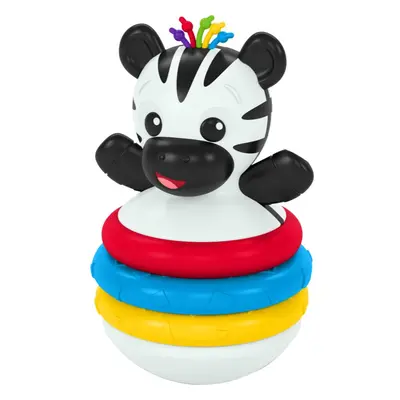 Baby Einstein Stack & Wobble Zen Zebra zabawka z gryzakiem m+