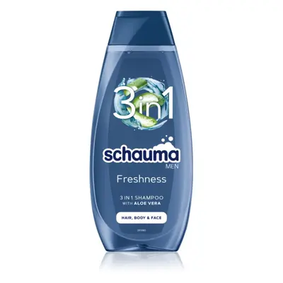 Schwarzkopf Schauma MEN odświeżający szampon do twarzy, ciała i włosów