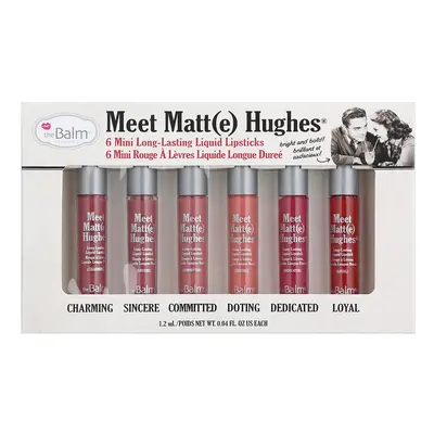 theBalm Meet Matt(e) Hughes Mini Kit zestaw pomadek w płynie dla długotrwałego efektu