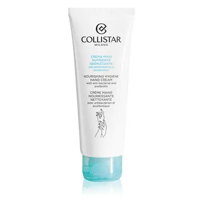 Collistar Nourishing Hygiene Hand Creme krem nawilżający do rąk ze środkiem antybakteryjnym